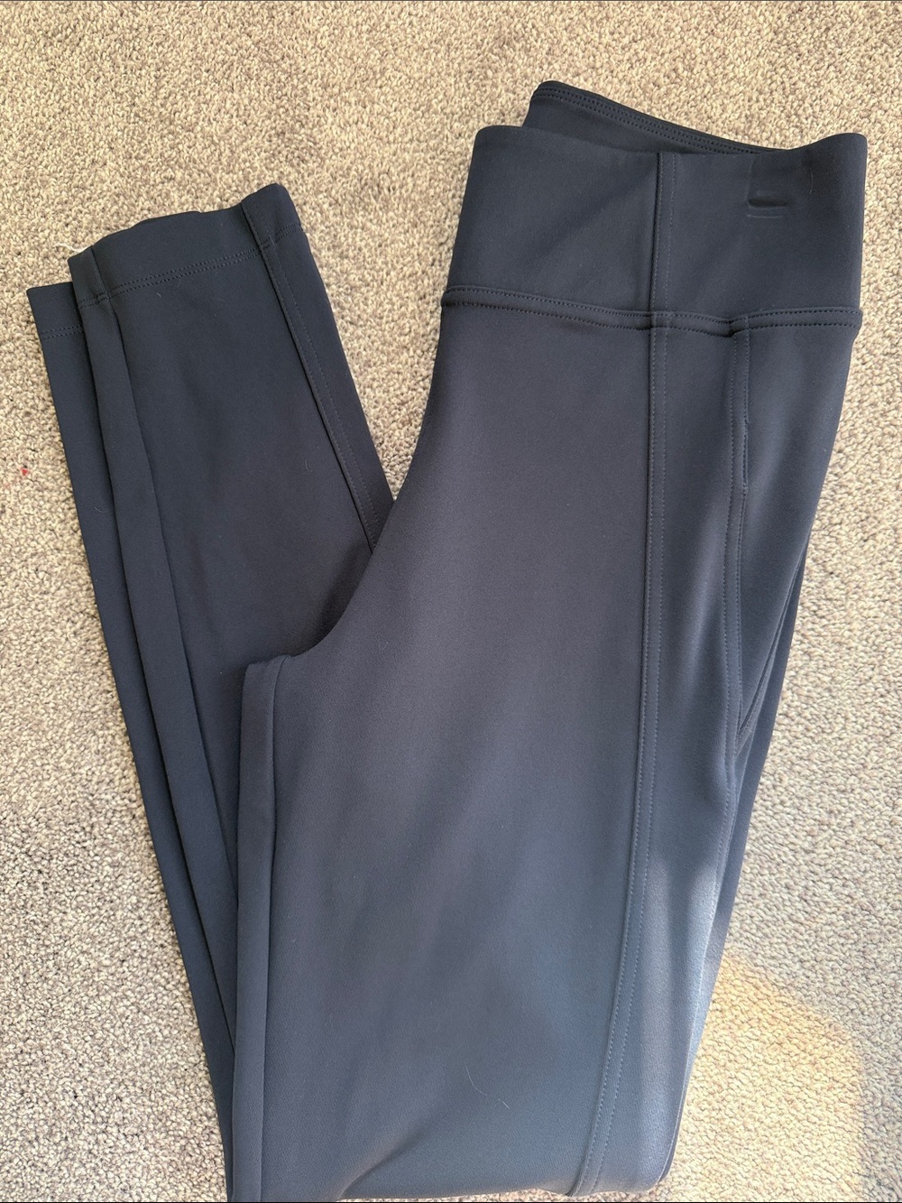 Athleta Navy Ponte Slim Leggings